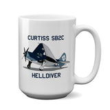 Curtiss SB2C Helldiver Airplane Ceramic Mug - Personalized