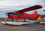 Airplane Design (Floats - Red/Black) - AIR458DHC2FL-RB1
