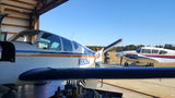 Beechcraft Bonanza B35 Blue Gold model 2