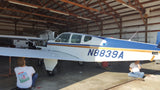 Beechcraft Bonanza B35 Blue Gold model 1