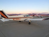 Beechcraft 23 Musketeer Orange Brown model 1