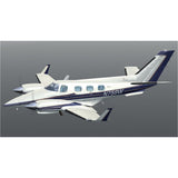 Beechcraft B60 Duke Blue model