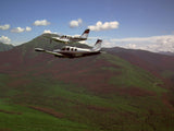 Beechcraft Baron Beech 58 Maroon Silver model 2