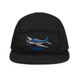 Custom Airplane Grumman Tiger Embroidered "No Button" Pilot Hat Cap
