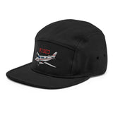 Custom Airplane AIR255B9E90-BG3 Embroidered "No Button" Pilot Hat Cap