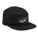 Custom Airplane AIR255B9E90-BG3 Embroidered "No Button" Pilot Hat Cap