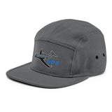 Custom Challenger 604 Embroidered "No Button" Pilot Hat Cap
