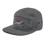 Custom Airplane AIR255B9E90-BG3 Embroidered "No Button" Pilot Hat Cap