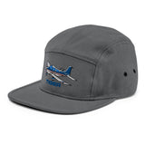 Custom Airplane Grumman Tiger Embroidered "No Button" Pilot Hat Cap