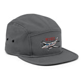 Custom Airplane AIR255B9E90-BG3 Embroidered "No Button" Pilot Hat Cap
