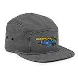 Custom Airplane Aeronca L-3 Embroidered "No Button" Pilot Hat Cap