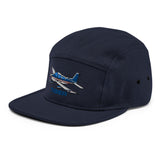 Custom Airplane Grumman Tiger Embroidered "No Button" Pilot Hat Cap