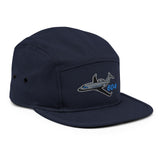 Custom Challenger 604 Embroidered "No Button" Pilot Hat Cap