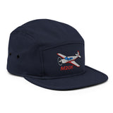 Custom Mooney M20K Embroidered "No Button" Pilot Hat Cap