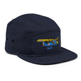 Custom Airplane Aeronca L-3 Embroidered "No Button" Pilot Hat Cap