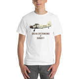 Practicing Social Distancing Airplane Theme T-Shirt - Personalized w/ Your Airplane