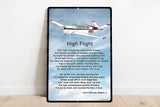 HD Airplane SIGN-HIGHFLIGHT-AIR2552FEC35-RB1 - Personalized with Your N#