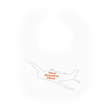 Custom Airplane Baby Bibs