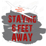 Staying 6 Feet Away Airplane Design