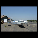 Beechcraft Bonanza F35 Blue Silver model 2