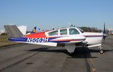 Beechcraft Bonanza V35 Blue Red model