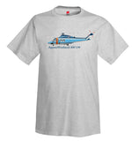 AgustaWestland AW139 Helicopter T-Shirt - Personalized with Your N#