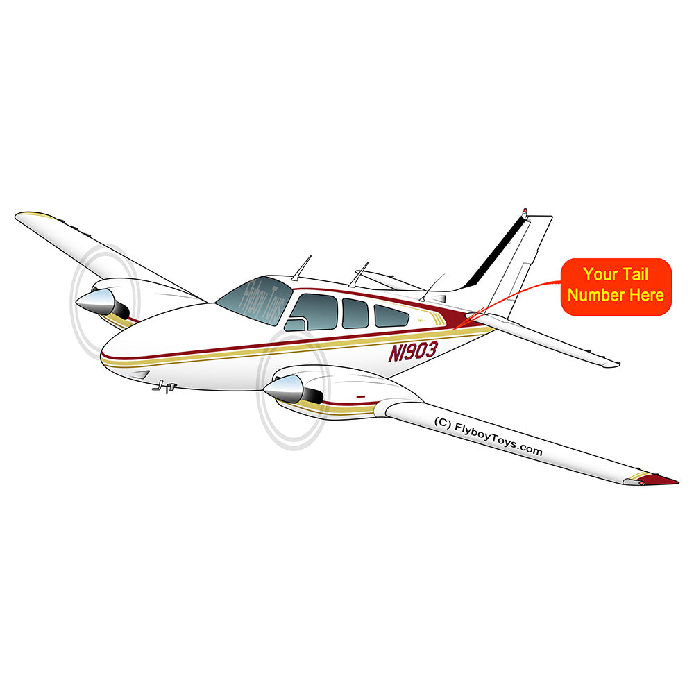 Airplane Design (Yellow/Maroon) - AIR25521I-YM1