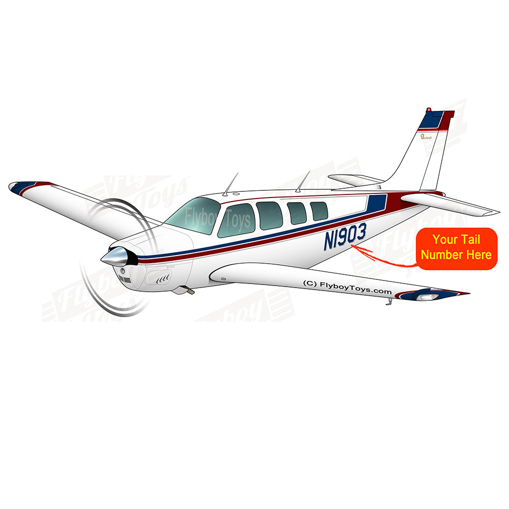 Airplane Design (Red/Blue) - AIR2552FE36-RB2