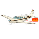 Beechcraft Bonanza A36 Brown