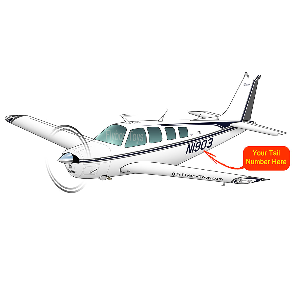 Beechcraft Bonanza A36 Dark Blue