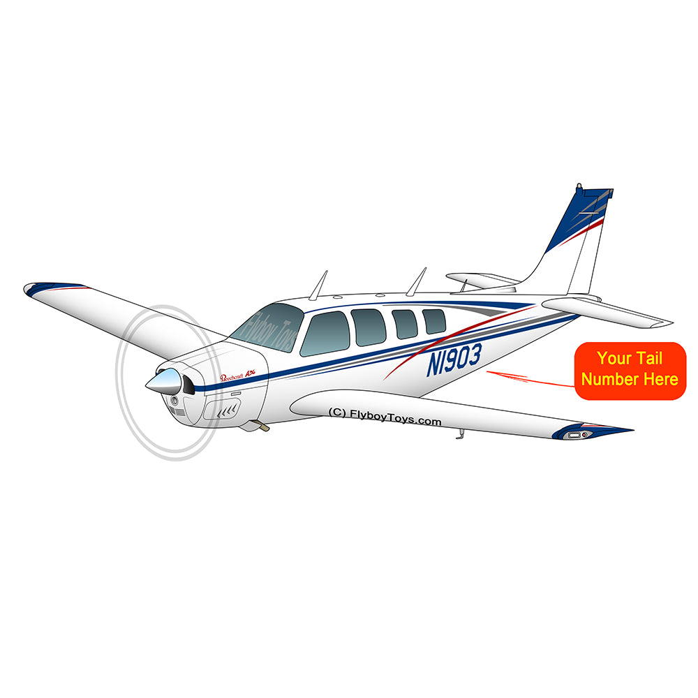 Airplane Design (Red/Silver/Blue) - AIR2552FEA36-RSB1