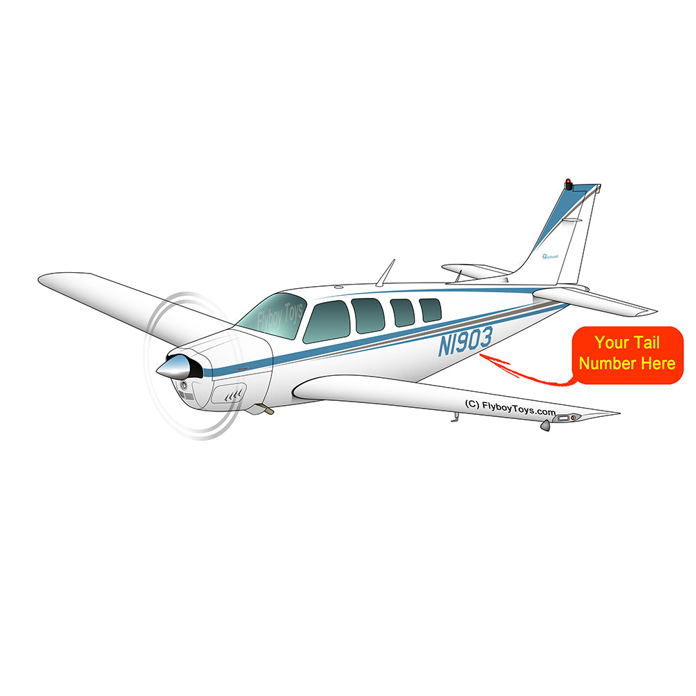 Beechcraft Bonanza B36 Blue Tan