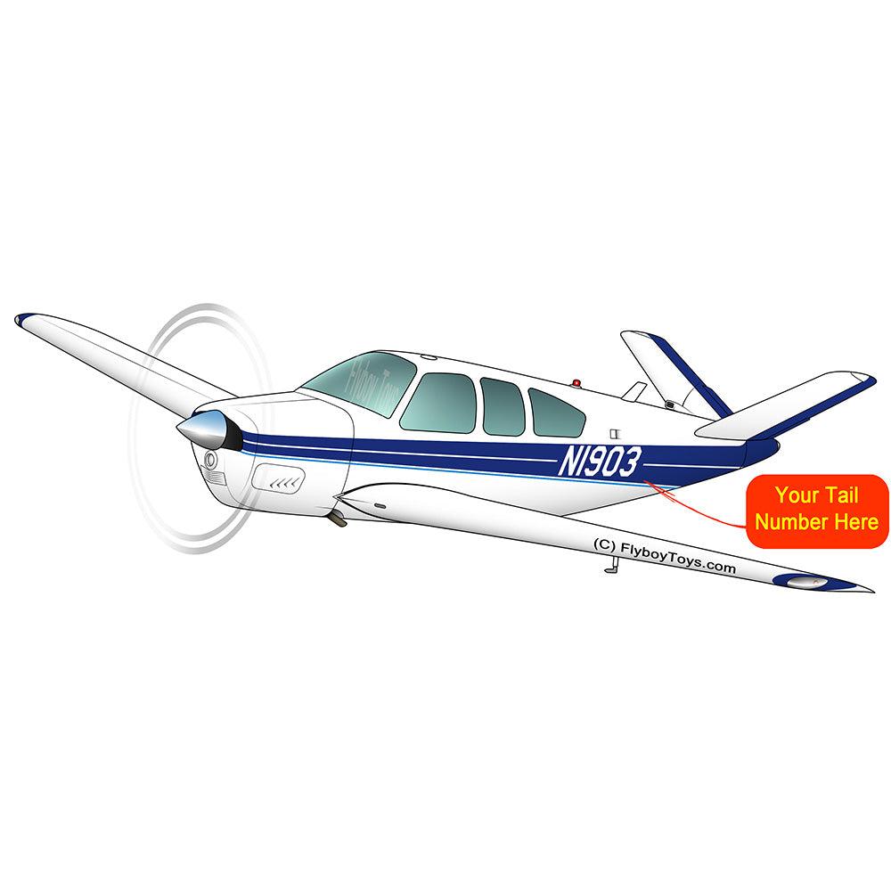 Beechcraft Bonanza C35 Blue