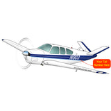 Beechcraft Bonanza C35 Blue