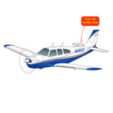Beechcraft Bonanza F33A Blue