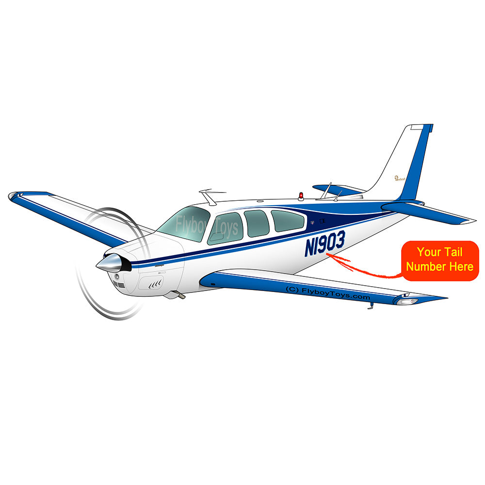Beechcraft Bonanza F33A Blue