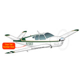 Beechcraft Bonanza G35 Green Gold