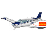Beechcraft Bonanza G36 Blue Silver