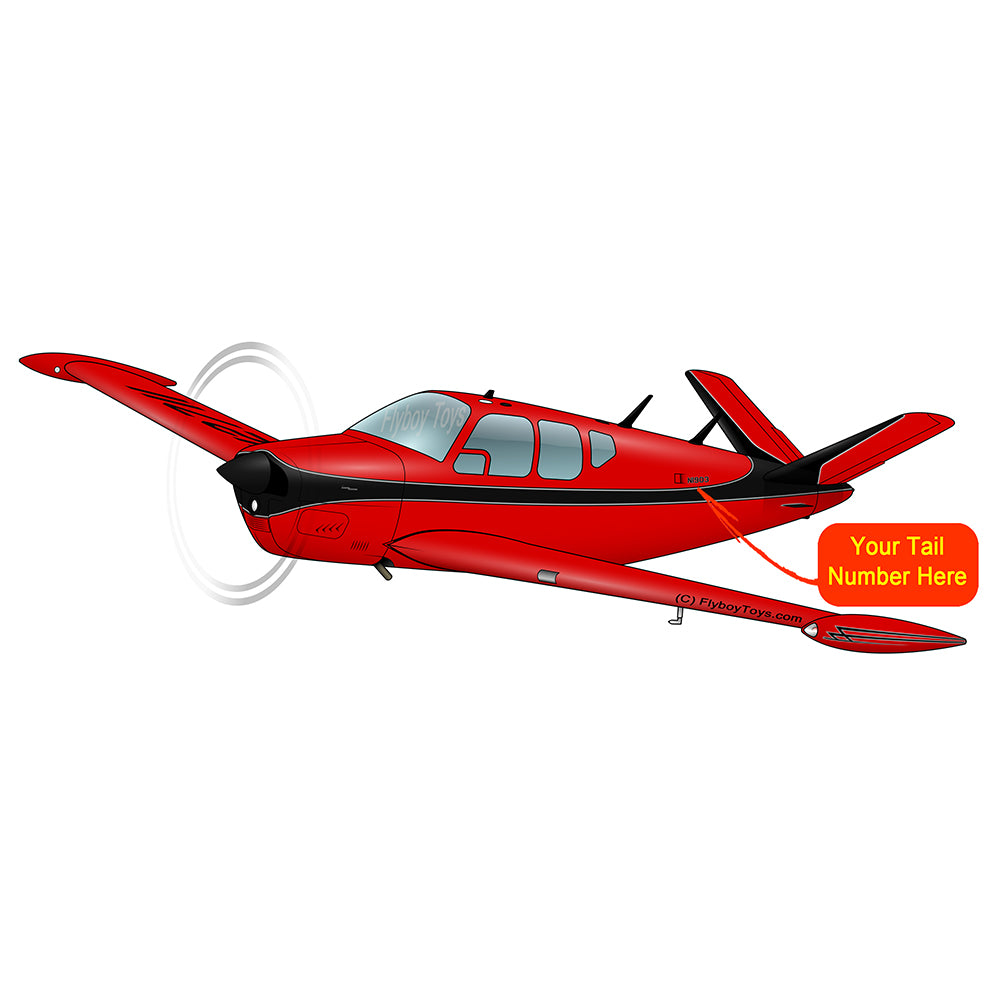 Airplane Design (Red/Black) - AIR2552FEK35-RB1