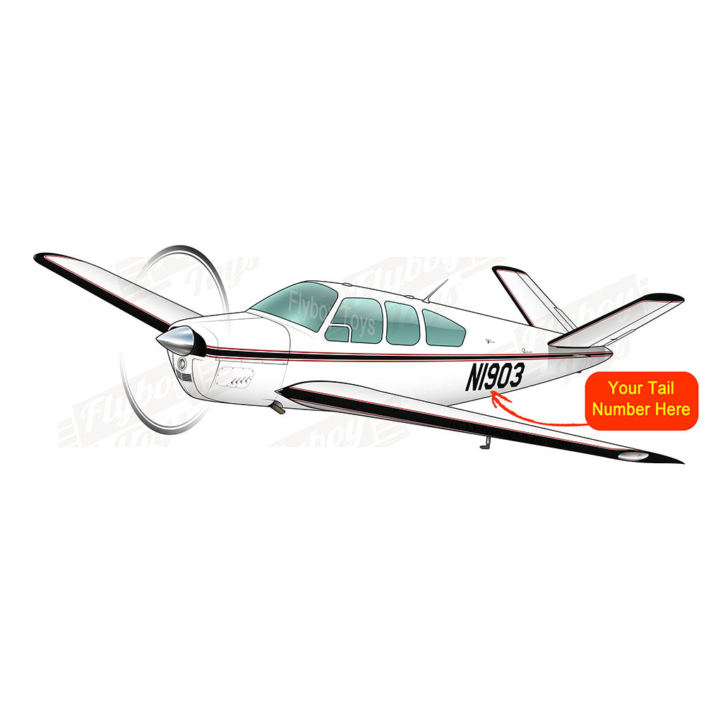 Airplane Design (Black/Red #3) - AIR2552FES35-BR3
