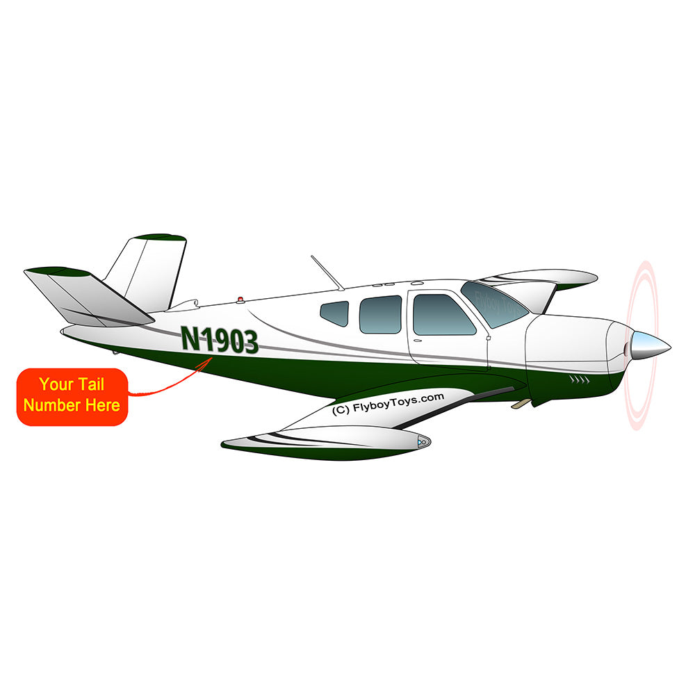 Beechcraft Bonanza S35 Green