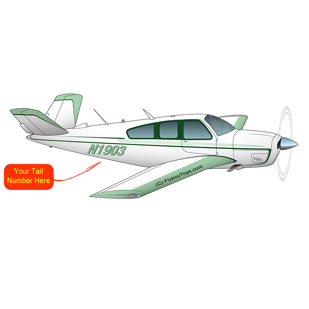 Beechcraft Bonanza S35 Green