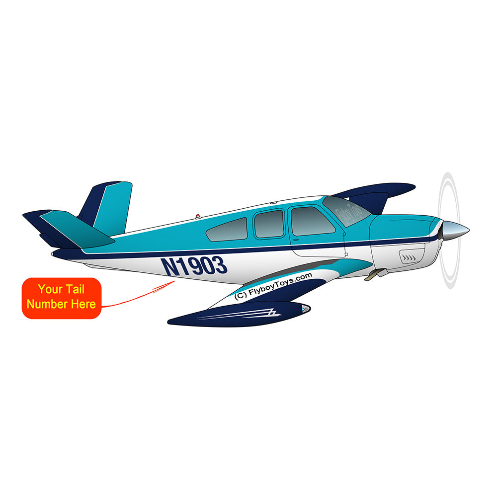 Beechcraft Bonanza S35 Dark Turquoise/Blue