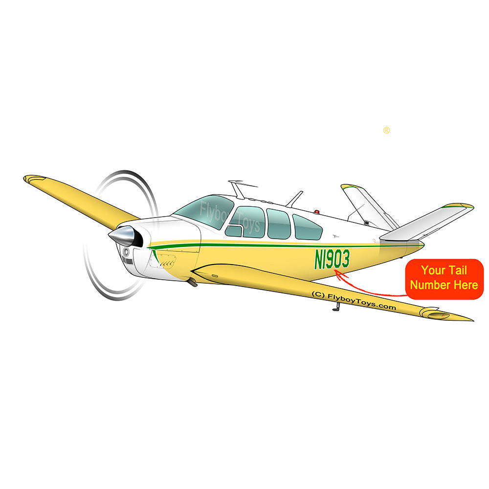 Airplane Design (Yellow/Green) - AIR2552FEV35-YG1