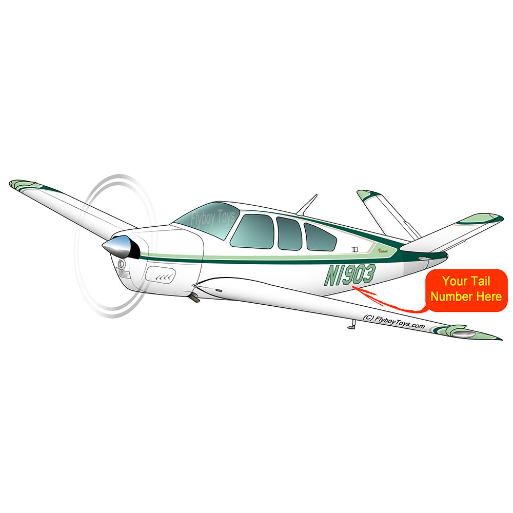 Beechcraft Bonanza V35B Green