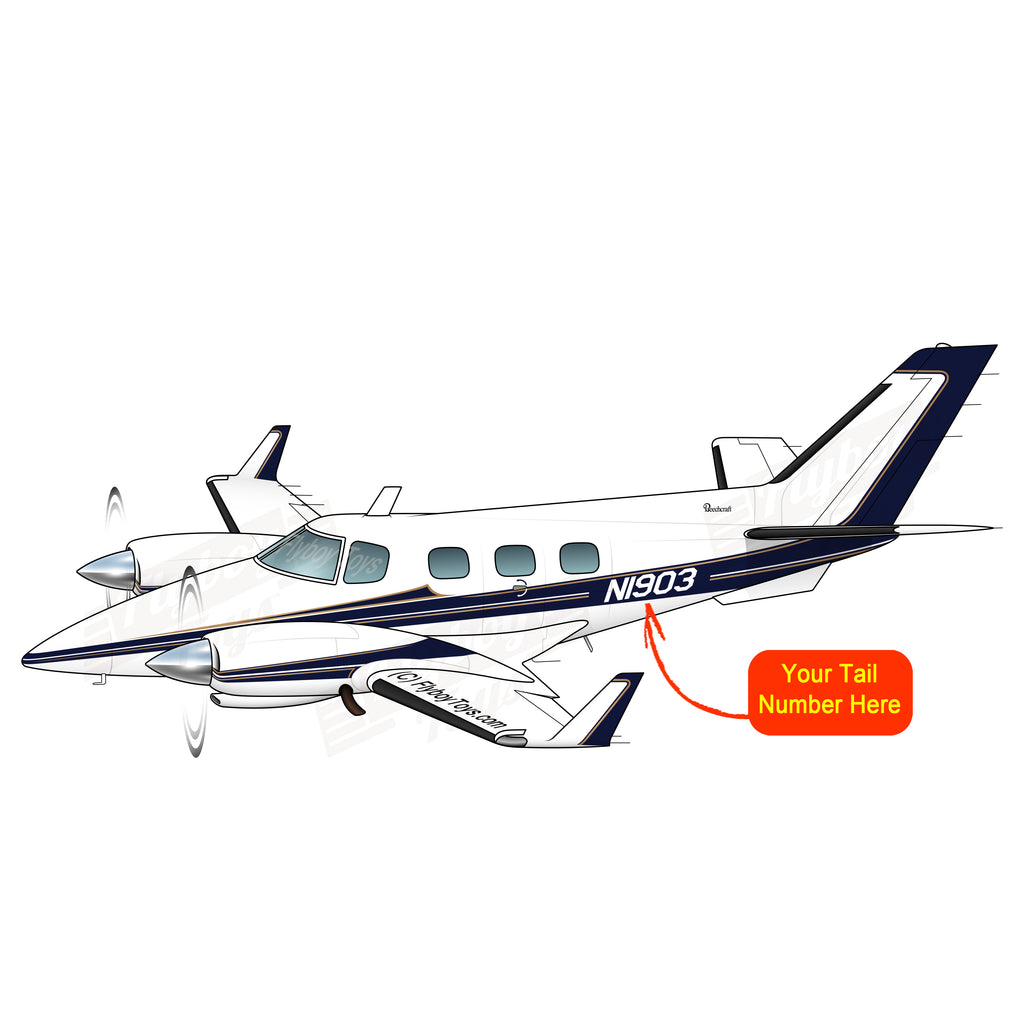 Beechcraft B60 Duke Blue