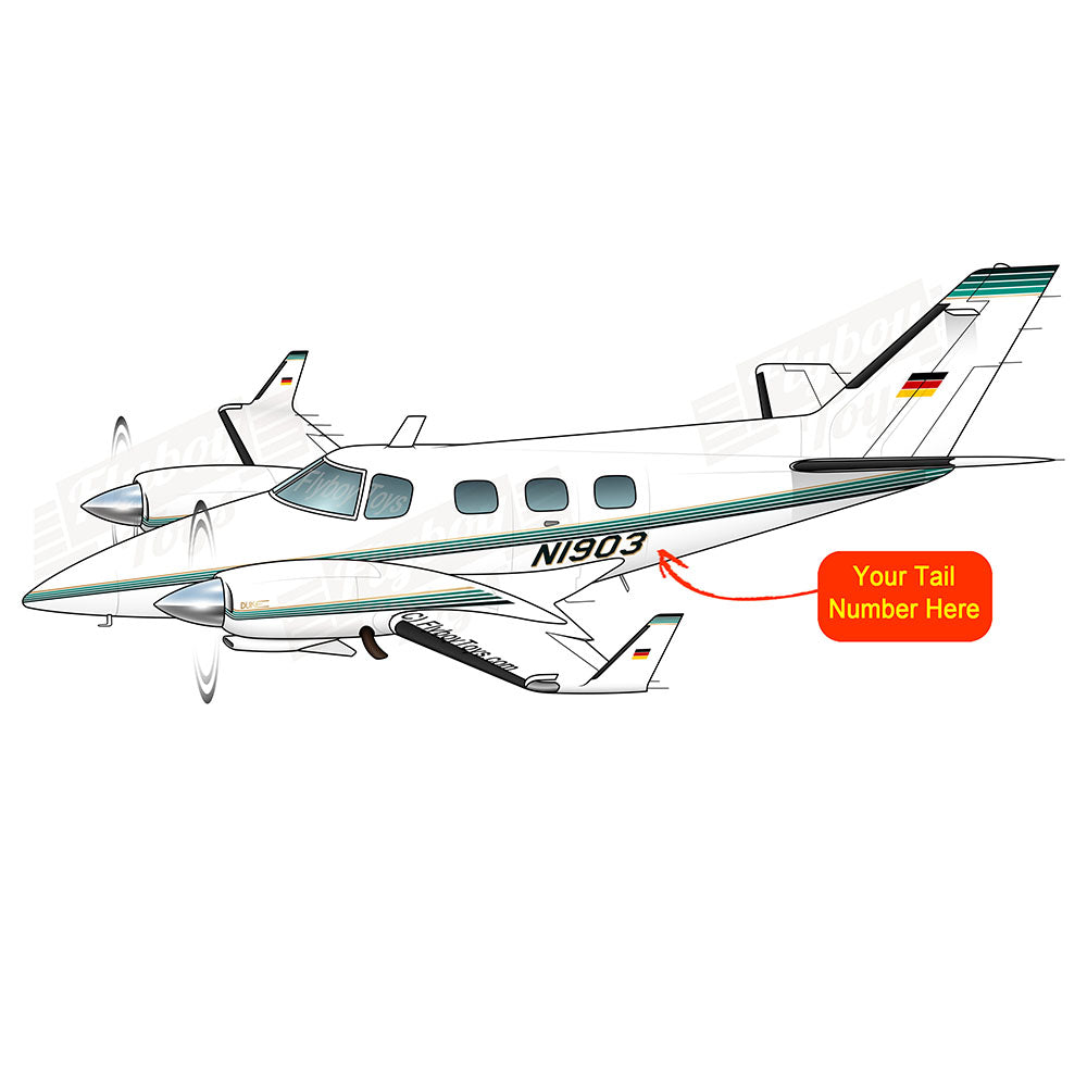 Airplane Design (Black/Green) - AIR2554LB-BG1