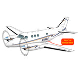 Beechcraft King Air 90 Blue Gold