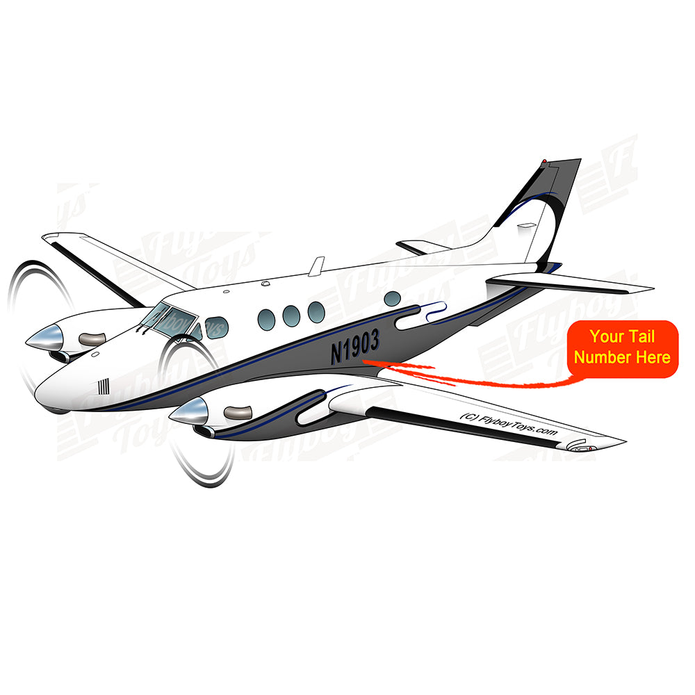 Airplane Design (Grey/Blue) - AIR255B9E90-GB1