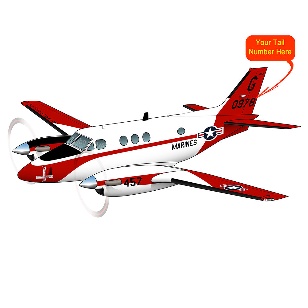 Airplane Design (Red/Black) - AIR255B9E90-RB1